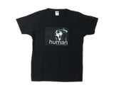 Skull 'human' UK tour short sleeve t-shirt (Harvey Summers feat. Laura Cole)